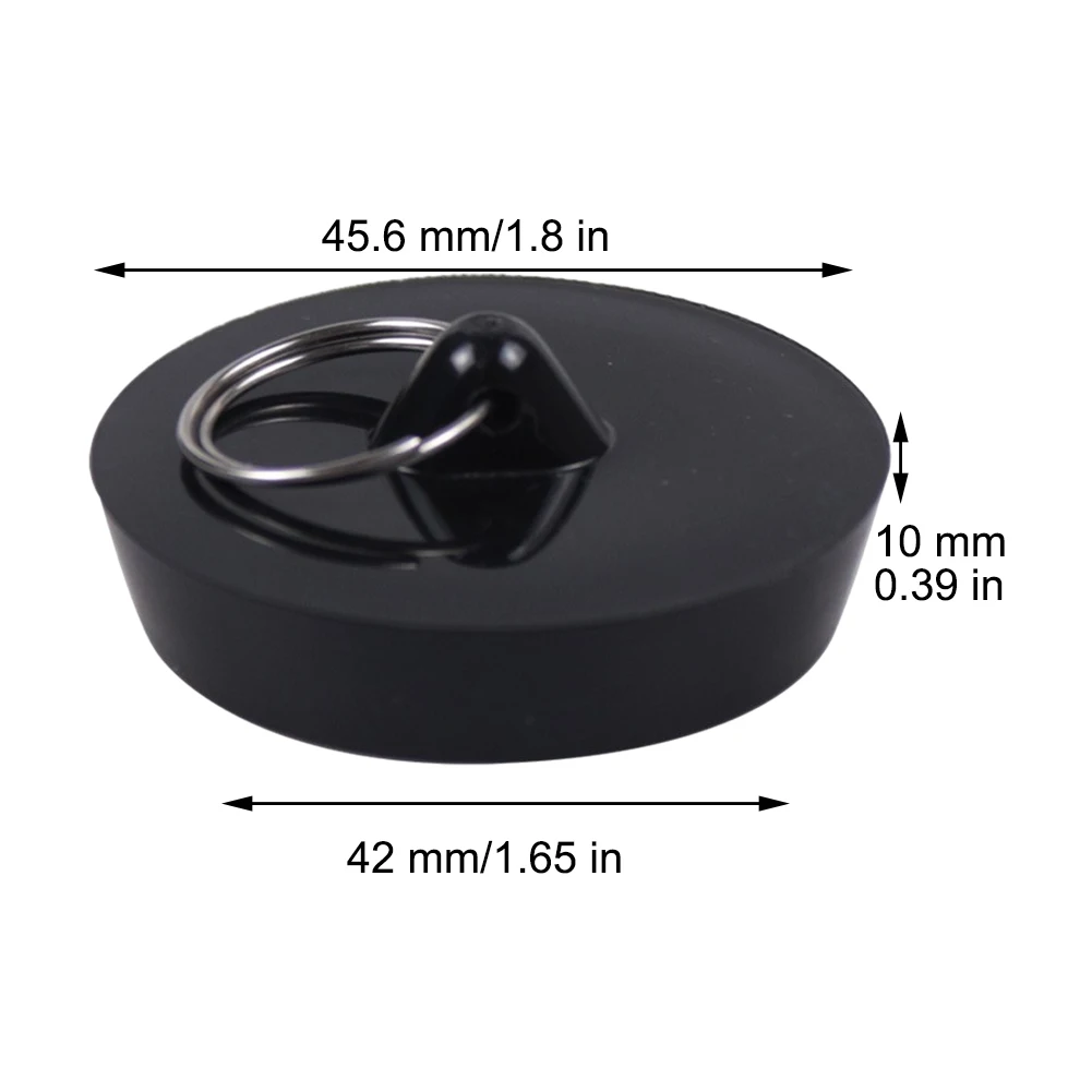 3pcs 45mm Tub Stopper Bath Plug Kitchen Sink Wash Basin