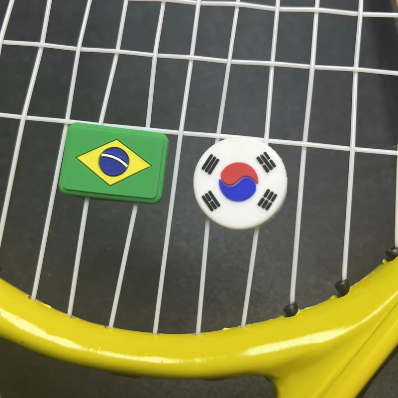 Description Picture 2 of item5/10 Pcs/Lot Tennis Vibration Dampeners Heart Shape Tennis Racket Anti Vibration Animal Tennis Racquet Damper Tennis Accessories
