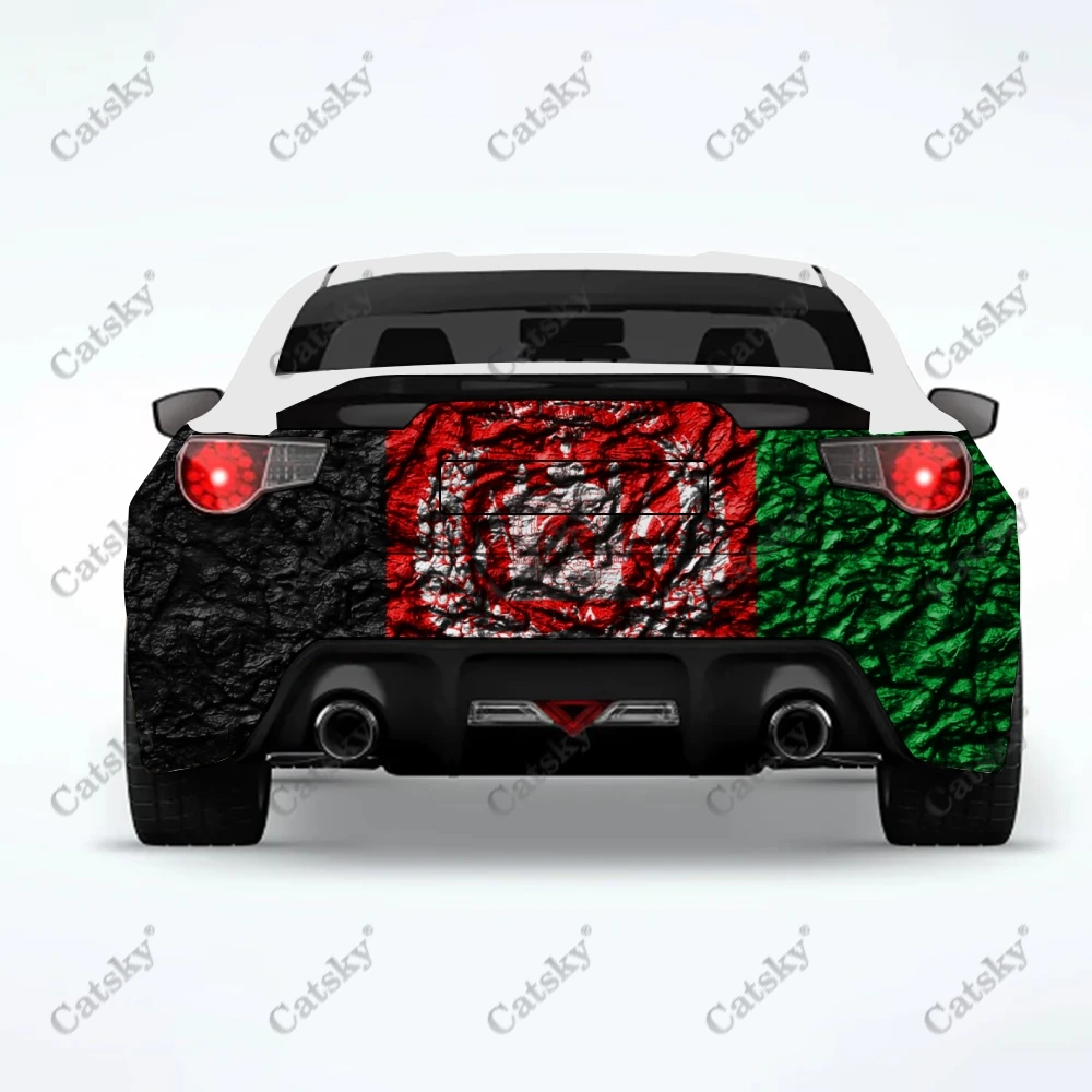 Afghanistan Country Code Sticker - AFG Oval Bumper Decal 5 Inch