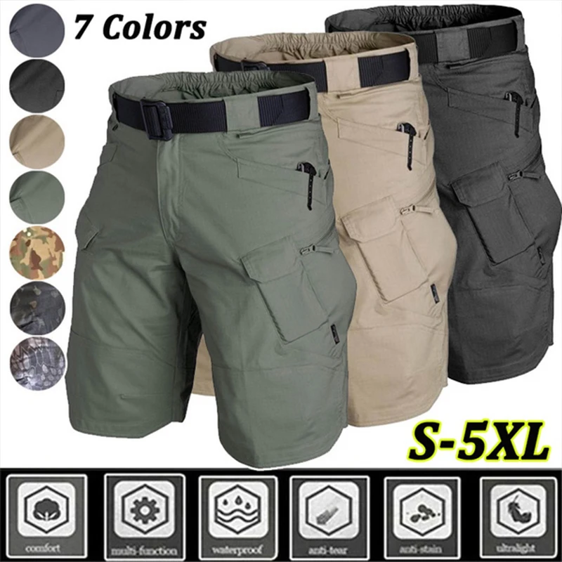 Men's Summer Tactical Army Pants Users Outside Sports Hiking Shorts Special Forces Multi-pocket Tactical Shorts