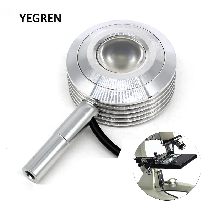 Lampada LED Per Microscopio - Illuminazione Bianca Regolabile Per Microscopi Biologici - Foto 4