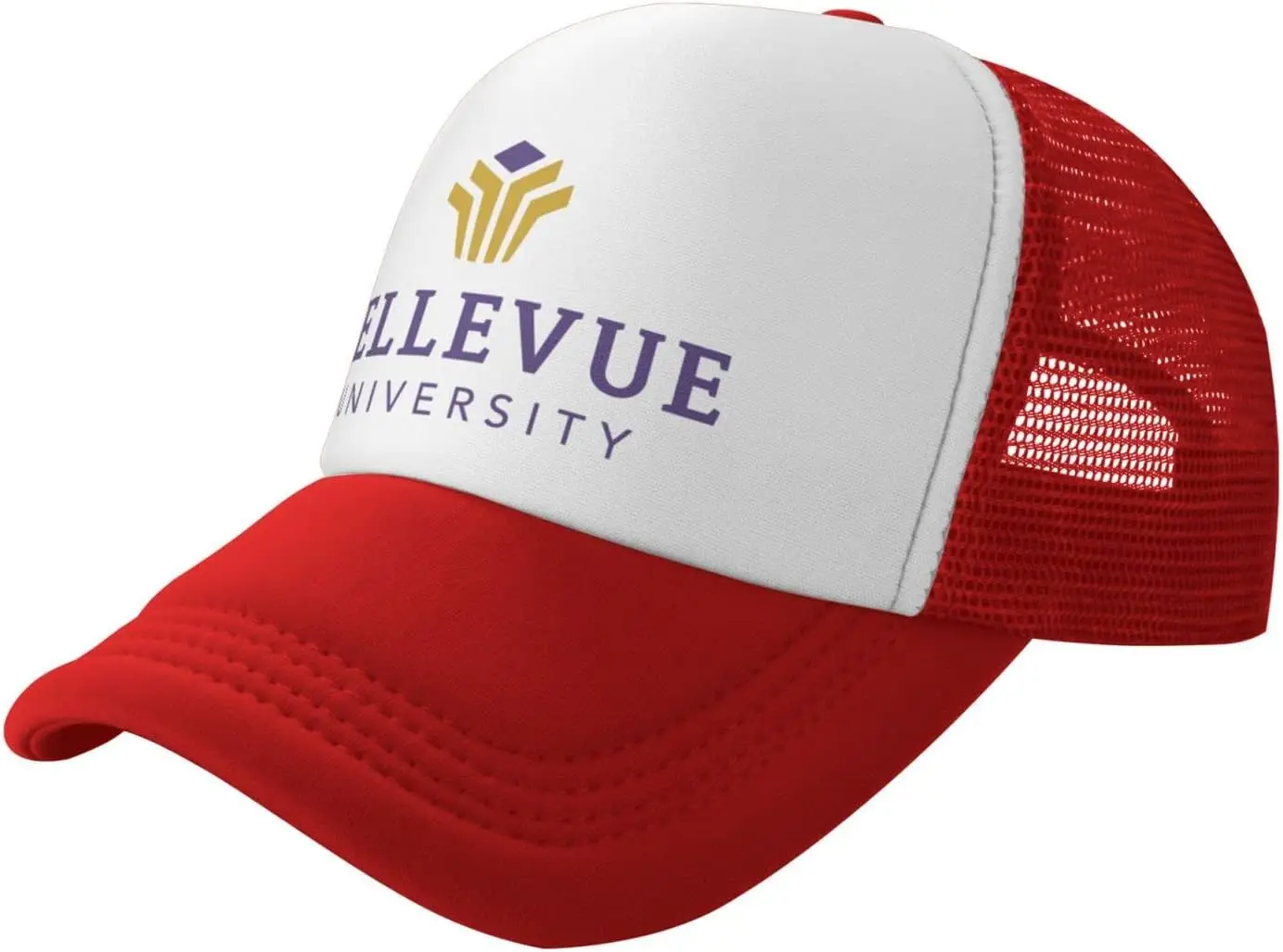 

Bellevue University Logo Trucker Hats for Both Men and Women - Mesh Baseball Snapback Hats