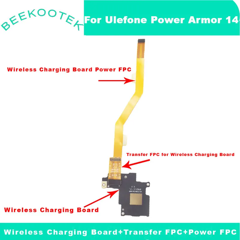 

Original Wireless Charging Board With Transfer FPC With Wireless Board Power FPC Repair Accessories For Ulefone Power Armor 14