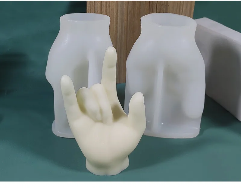 Moules à bougies en silicone 3D