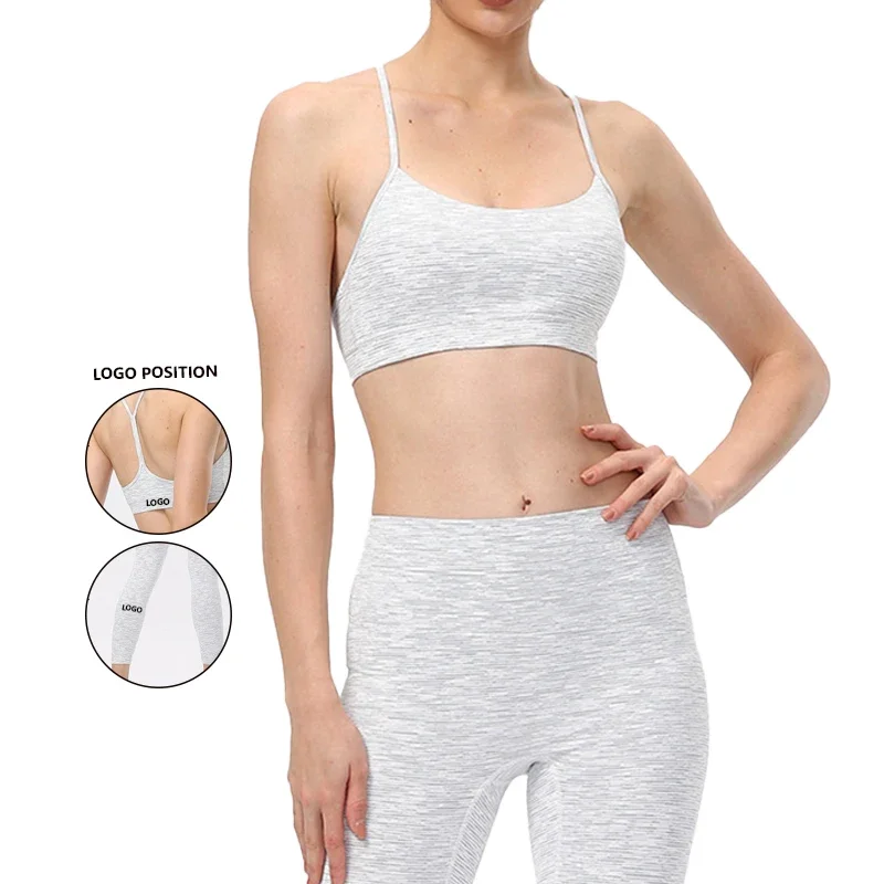

Herringbone back Yoga bra foreign trade sports bra women's shockproof running sports fitness bra