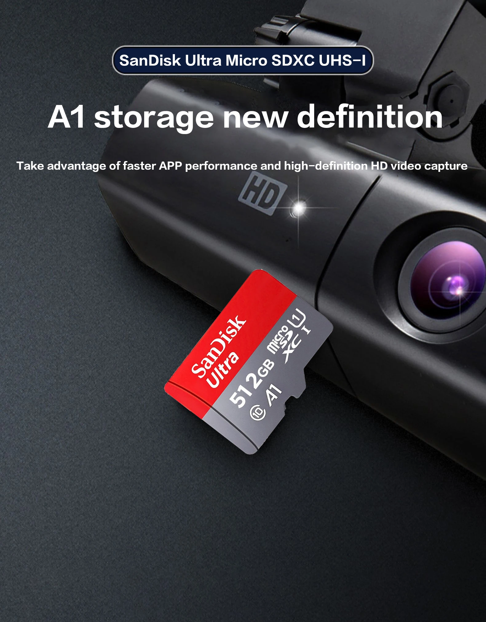 100% 오리지널 SanDisk 메가 마이크로 SD 메모리 카드, V10,A1, 모바일 태블릿 카메라 오디오 디지털 C10 U3