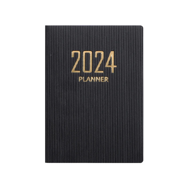 

A7 Planner Office School Stationery Mini Pocket Notebook 365 Days Notepad Diary English Notebook Day Week Month for 2024 Year