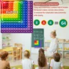 1-12 Multiplication Addition Fidget Pop Toys, Quick Push Game Math Learning Times Educational Toys for Kids Students Classroom 3
