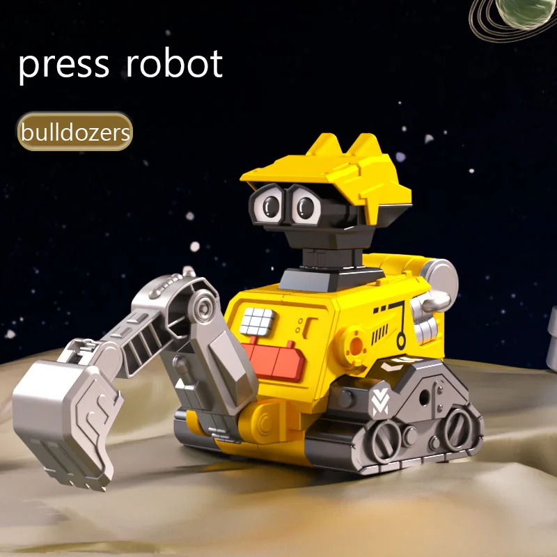 مركبة هندسية لاستكشاف القمر بالضغط للأطفال ، قوة ع...