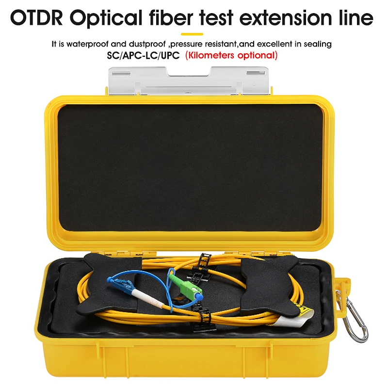 SC/APC-LC/UPC OTDR Launch Cable Fiber 500/1000/2000M OTDR Test Extension Cord OTDR Dead Zone Eliminator 1km 2km the dead zone