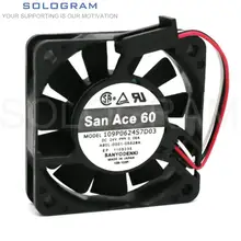 1Pc Brand New For San Ace 60 109P0624S7D03 DC 24V 0.08A 60*60*15MM 6015 3Pin FANUC Sever Inverter Cooling Fan