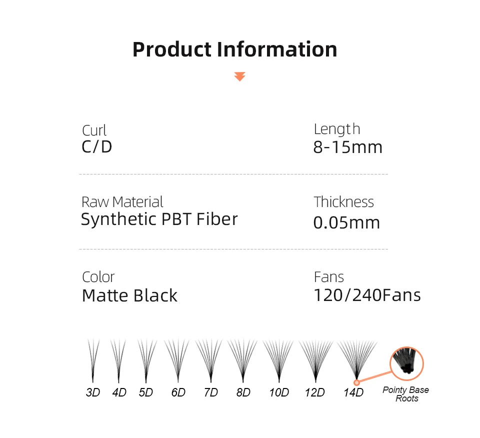 Description Picture 5 of itemAGUUD Bottom Lower Lashes 5-7mm Mix B/C Curl Under Eyelash Short Mink Eyebrow Faux Mink Lower Lash Individual Eyelash Extensions