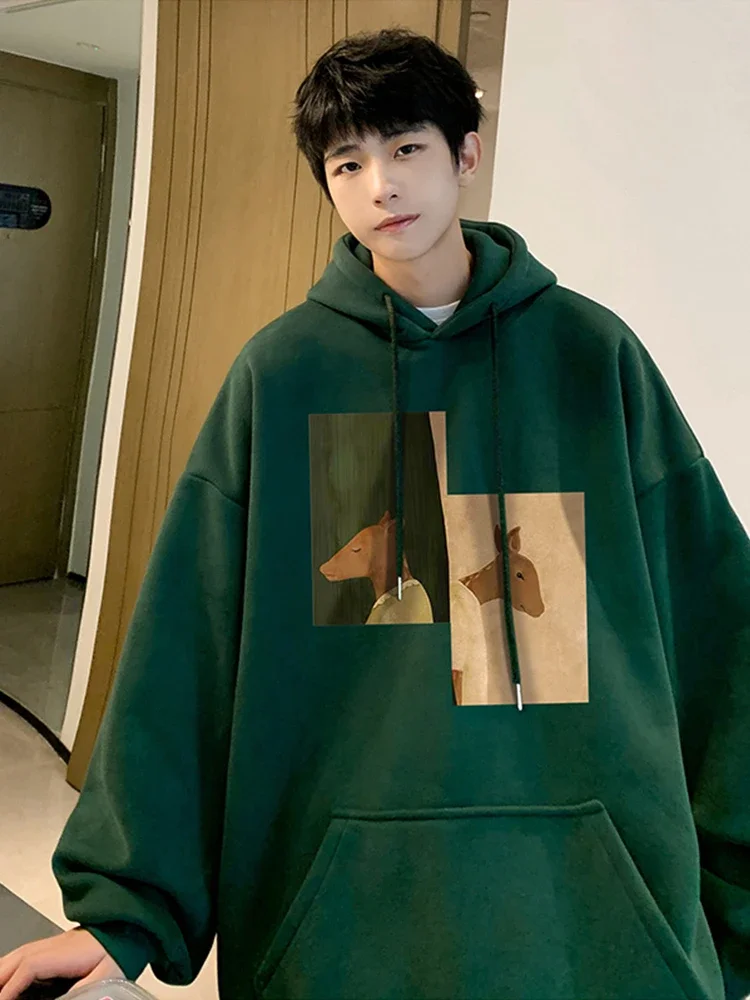 thumbnail image 1 of 2024 Nuevas sudaderas con capucha de gran tamaño para hombre, sudaderas con capucha con estampado de anime de otoño, sudaderas casuales de moda hip hop, sudaderas con capucha góticas, ropa de calle Y2, 1 of 5