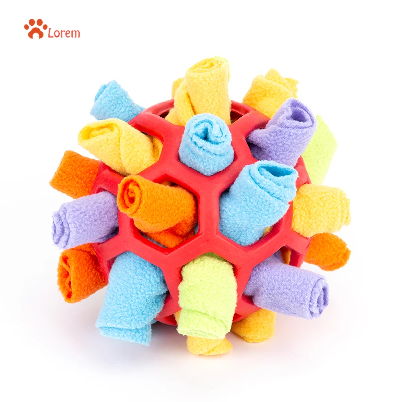

Interactive Dog Puzzle Toys Encourage Natural Foraging Skills Portable Pet Snuffle Ball Toy Slow Feeder Training Educational Toy
