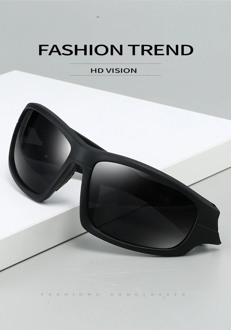 Polarisierte Sport-Sonnenbrille mit rutschfesten Nasenpads und sicherer Passform für Tennis, Fußball und andere dynamische Sportarten für Männer und Frauen – Detail 2