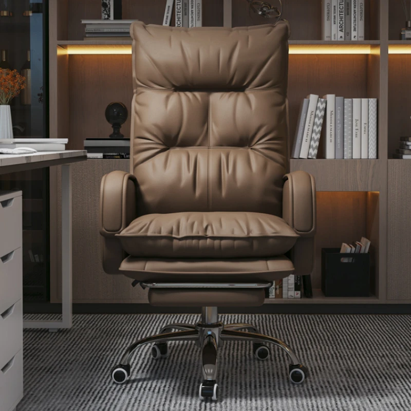 Computer Reclining Office Chairs Relax Stools Study Recliner Office Chairs Leather Sillas De Escritorio Bedroom Furniture