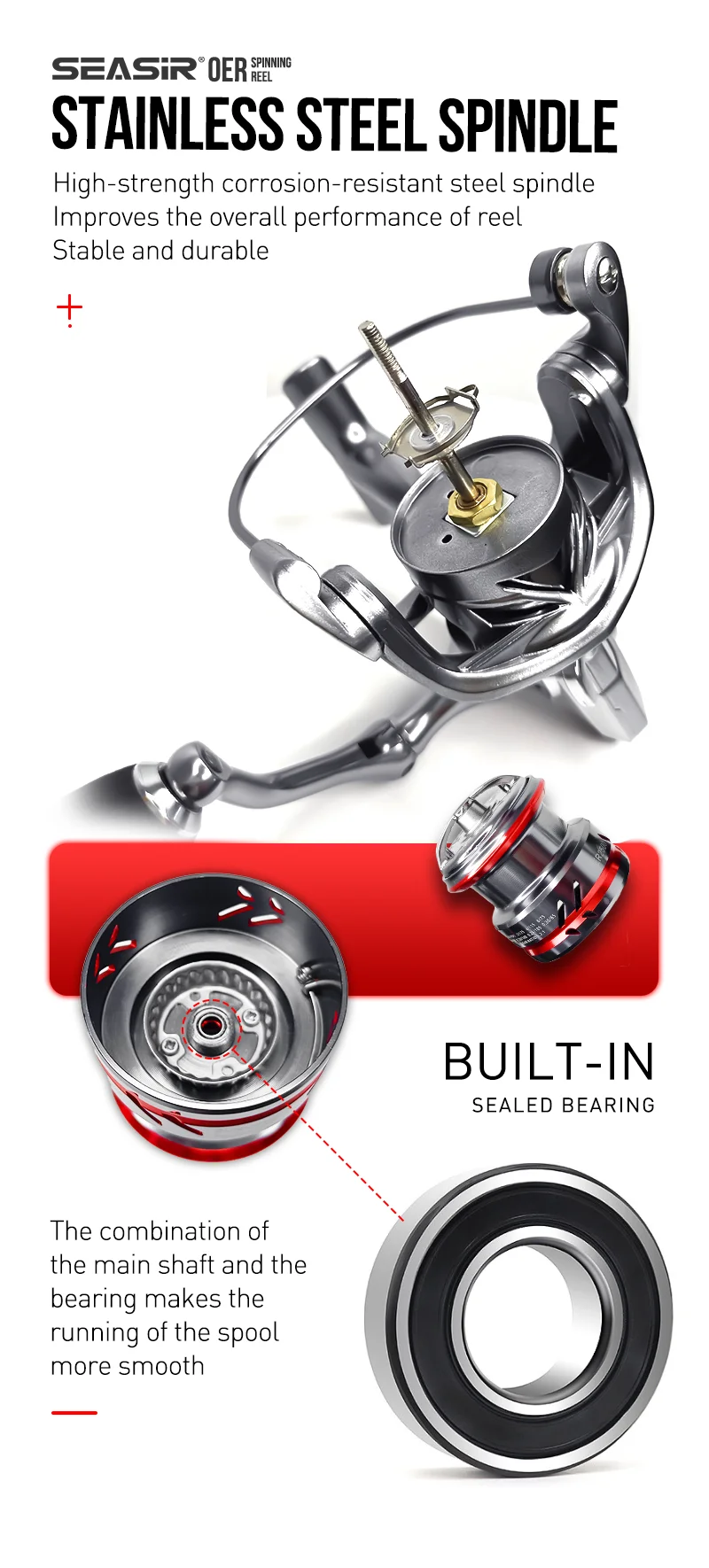 Seasir Fishing Reel DW 1000-7000 All