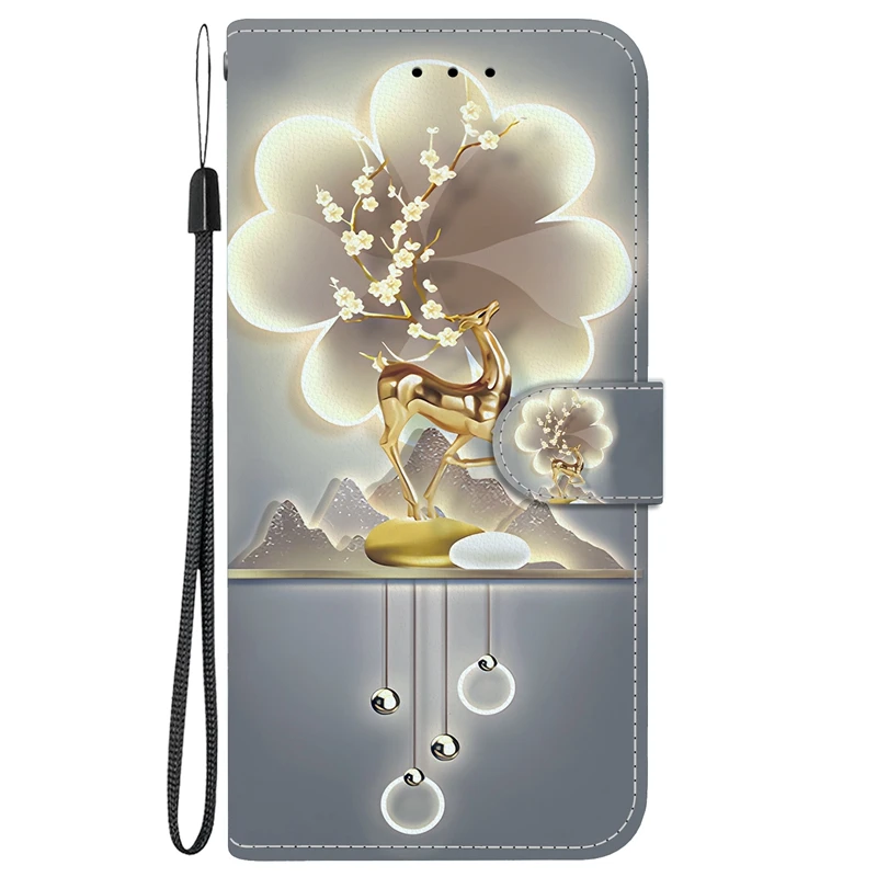 Animal Style Leather Wallet Phone Case - Premium Protection with Stylish Design