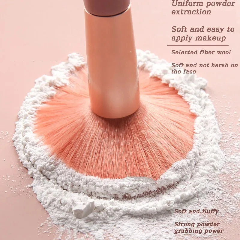 Description Picture 6 of itemPortable 8Pcs Makeup Brush Set Soft Makeup Concealer Brush Blush Loose Powder Brush Eye Shadow Foundation Brush Beauty Tools