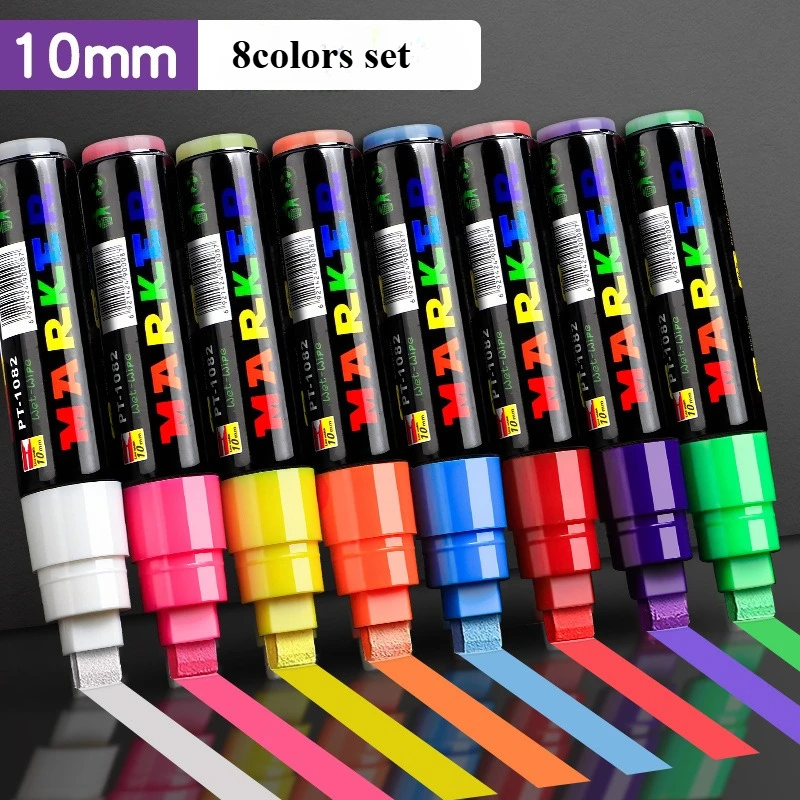Water Based Fluorescent Markers Erasable Pens for Whiteboard