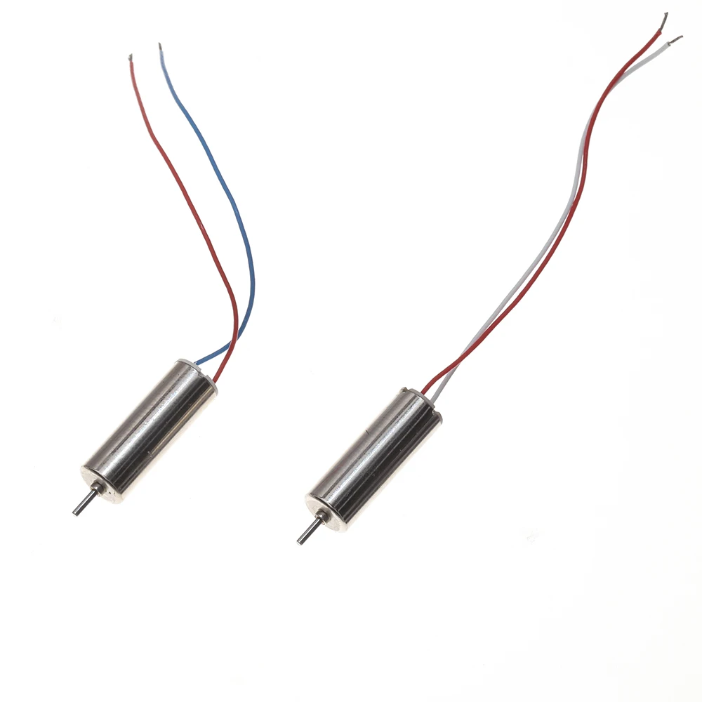 Lot de 2 Moteurs 720 Sans Noyau + Hélices 55mm pour Drone RC 3V-3.7V 47600RPM