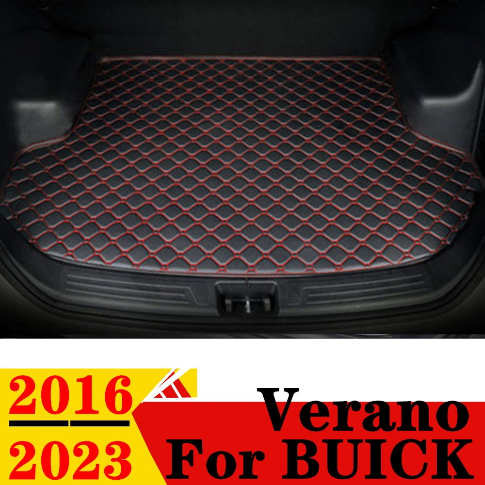 

Коврик для багажника автомобиля для BUICK Verano 2023 2022 2021-2018 2017 2016, плоский боковой защитный коврик для груза, коврик для заднего багажника
