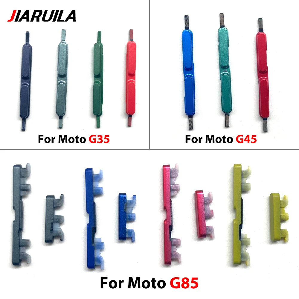 10개, 모토로라 모토 G13 G23 G53 G73 G04 G14 G24 G34 G54 G84 G05 G15 G35 G45 G55 G85용 전원 볼륨 측면 버튼 키