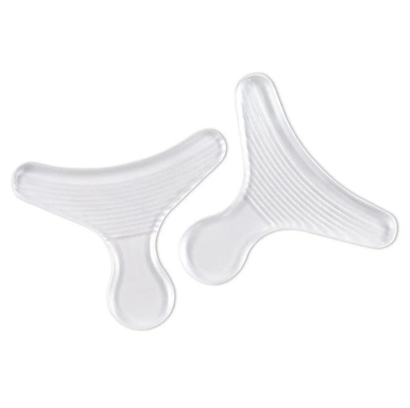 1 Pair Soft Silicone Insert Heel Liner Grips Silicone Gel Heel Protector High Comfort Pads Feet Care Accessories