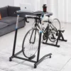 SucceBuy Cycling Desk Mobile Foldable Multi-Functional Bike Trainer & Treadmill Desk w/ Lockable Wheel for Home Office Exercise