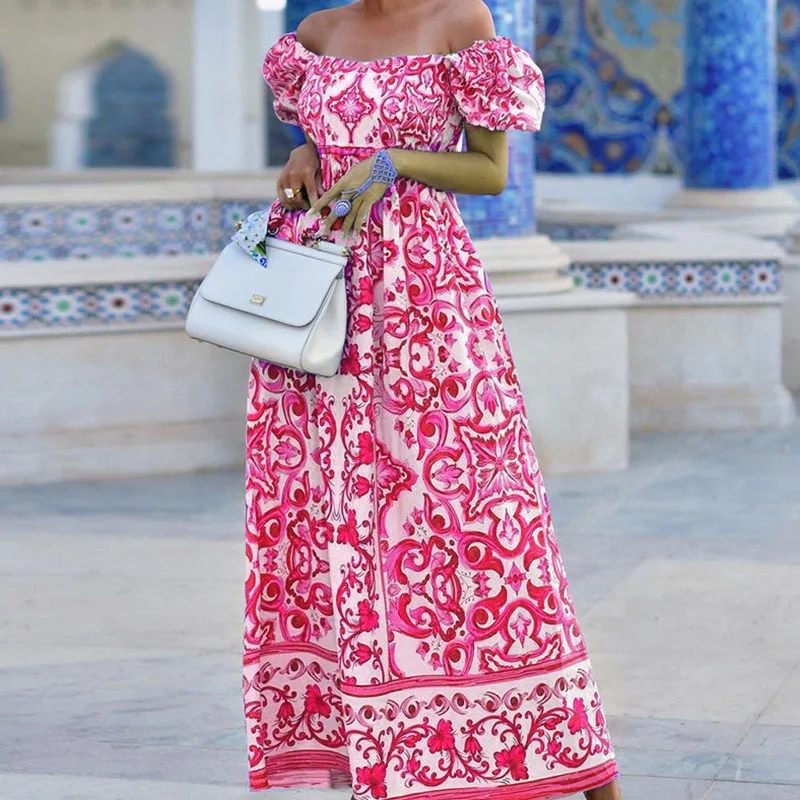 robe de soirée longue plissée la taille et dos auxpour tenue élégante de style manches été