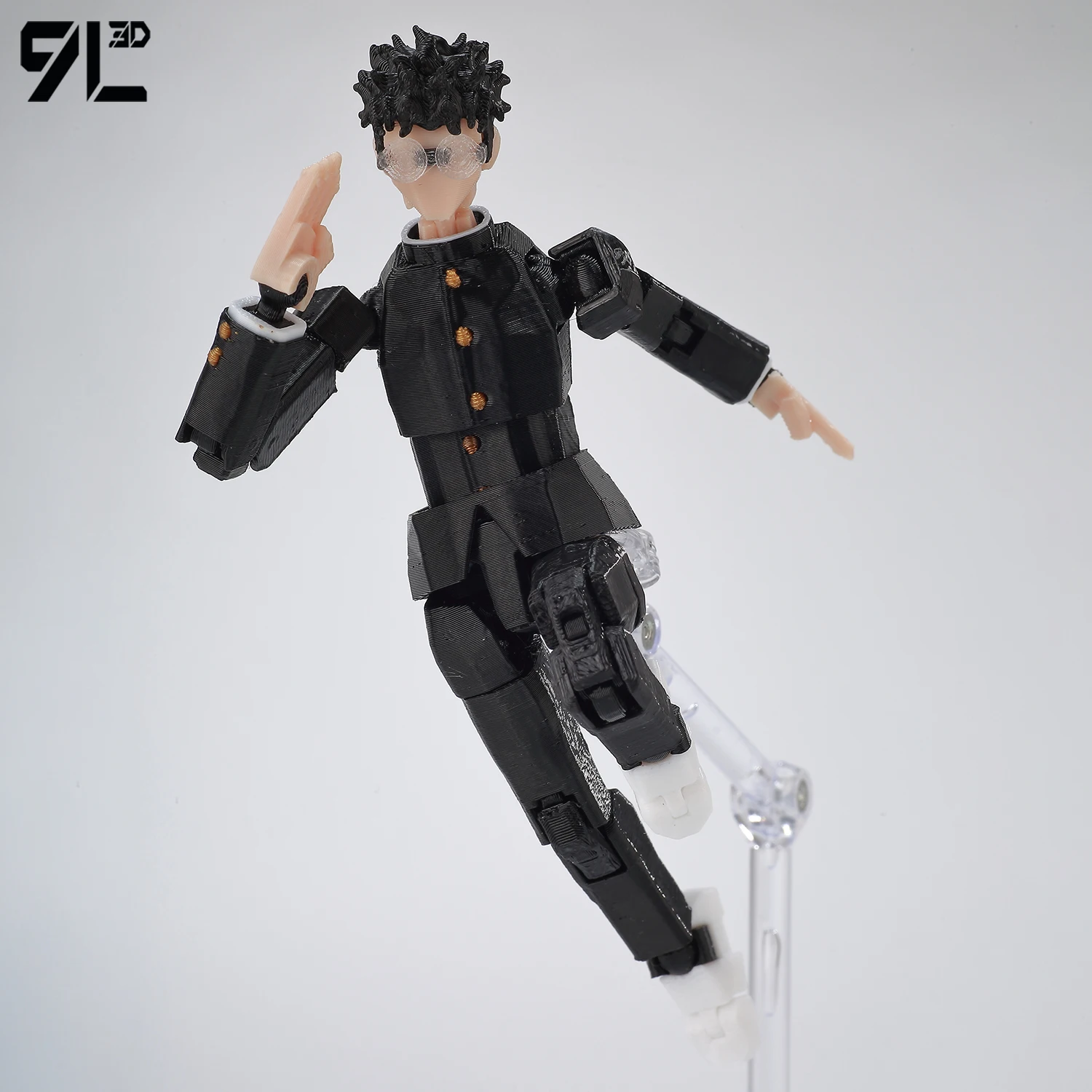 9L3D-Printed Dummy 13 Multi-Jointed Articulated Daitan-dō Anime