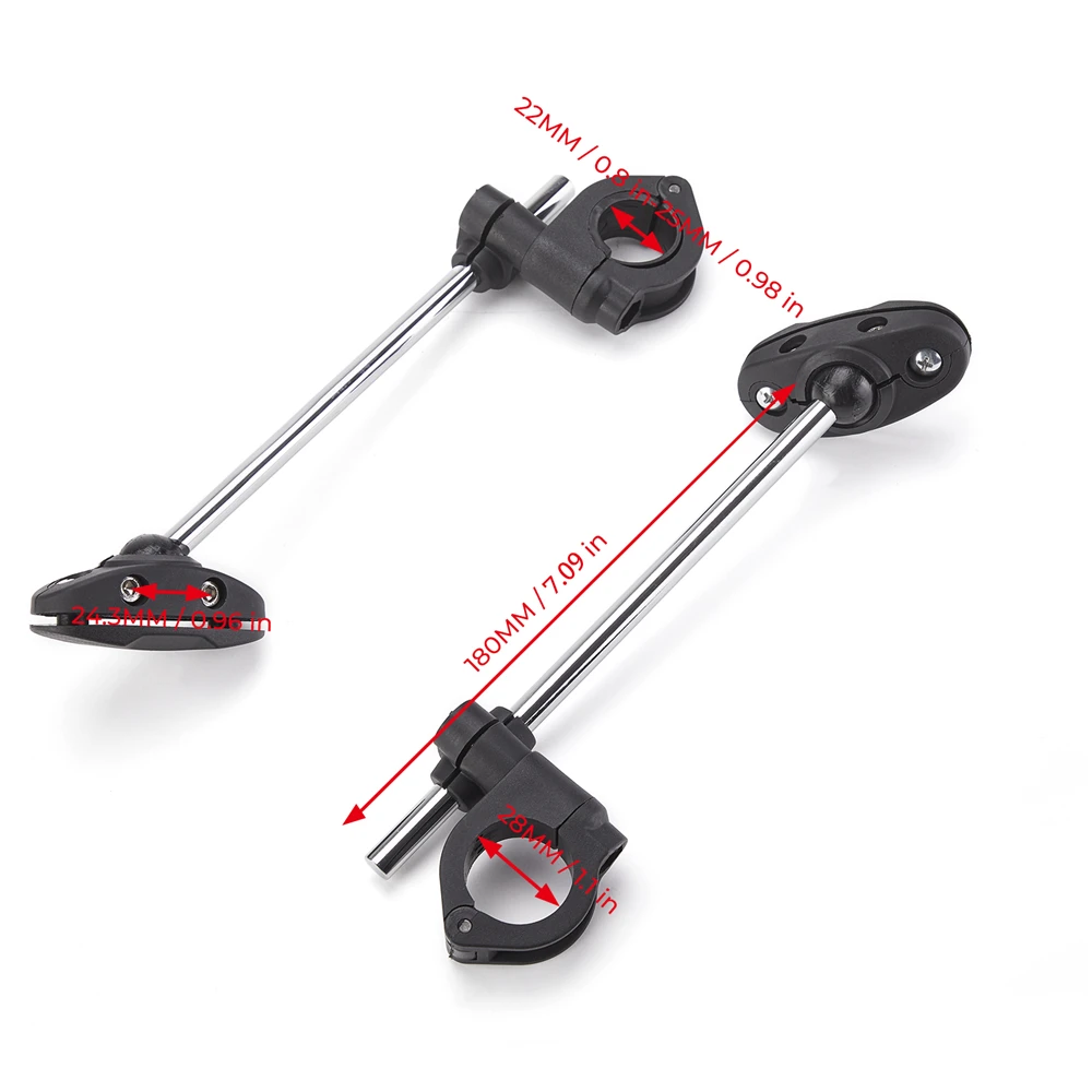 

Windscreen Bracket Motorcycle 7/8" 22mm 25mm Universal Standard Handlebar Windshield Mount Clamp For MT09 MT07 R1200\F800GS