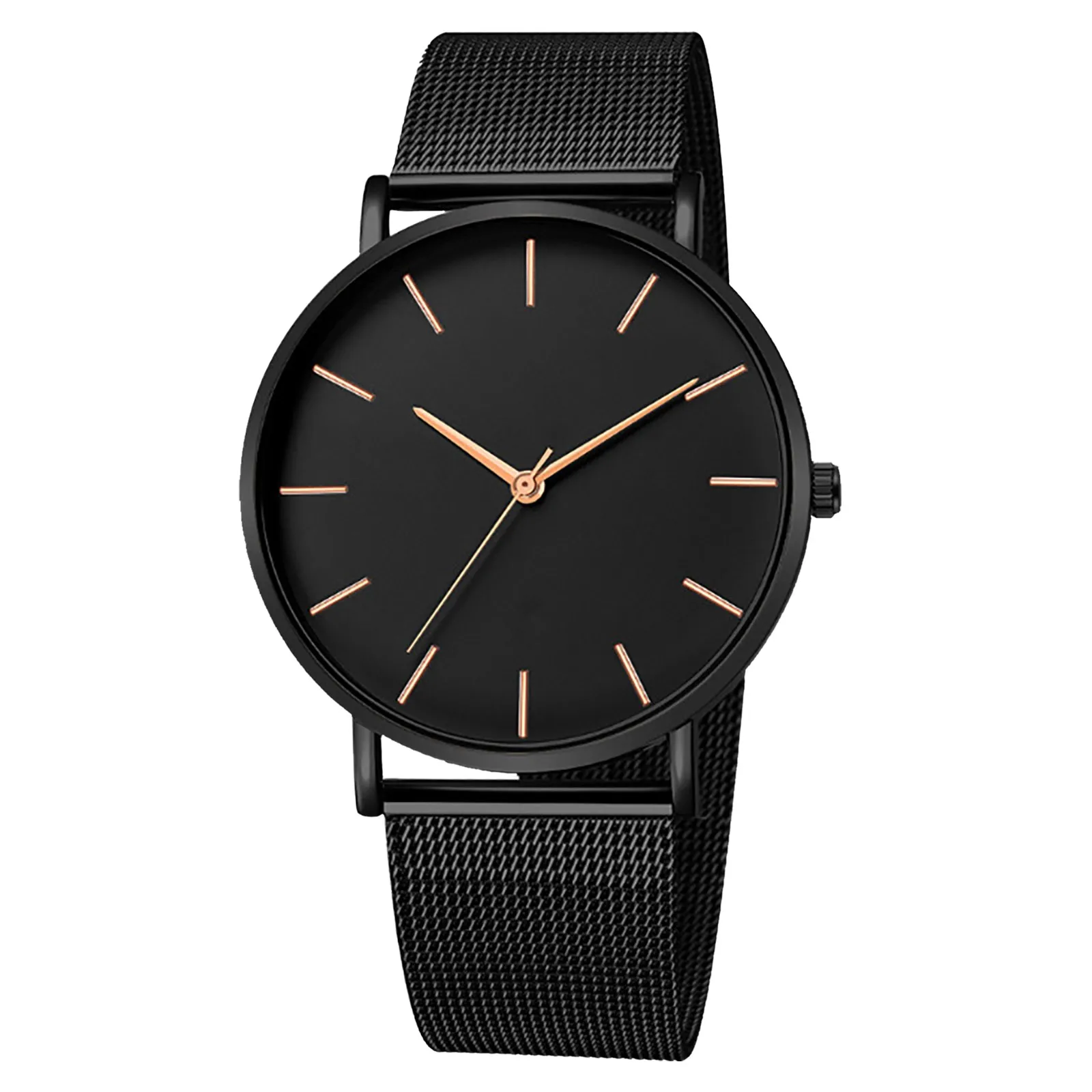 Luxury Watch Quartz Watch Stainless Steel Dial Casual Bracelet Watch Mesh Band Quartz Watch Men Mechanical Wristwatches 