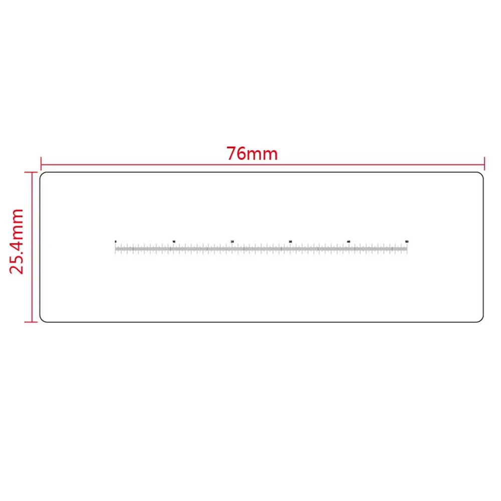 Microscope Micrometer Calibration Film Ruler Magnifier Grid Reticule Stains Dot Gauge Plastic Ruler Radius Area Diameter Measure film ruler microscope micrometer