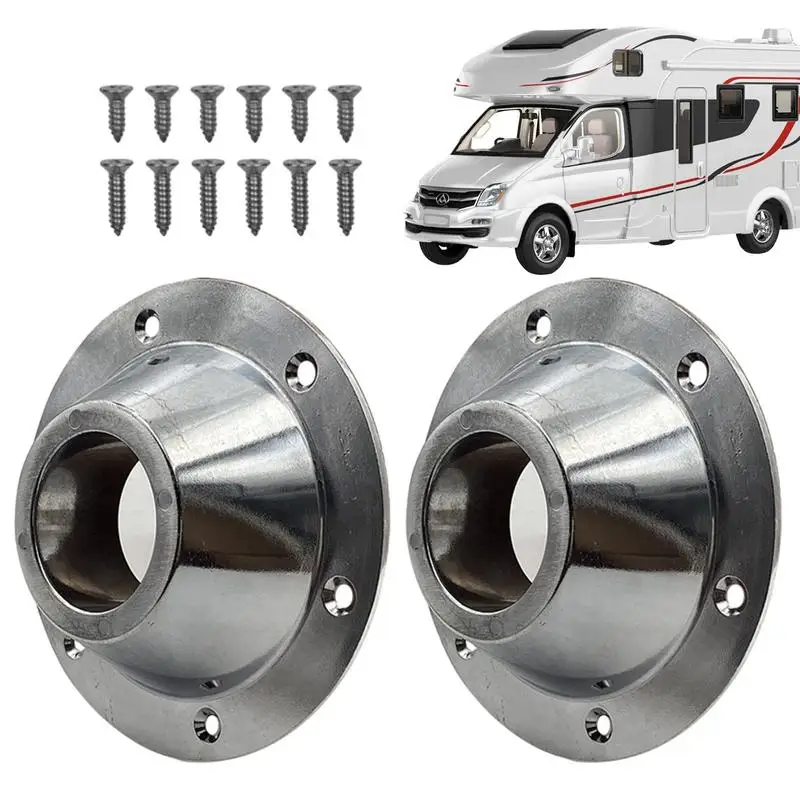 

Основание для стола RV, фланцевое алюминиевое основание, фланцевое крепление для ножек стола, тумбы для фургона, Сменное основание для напольного монтажа RV