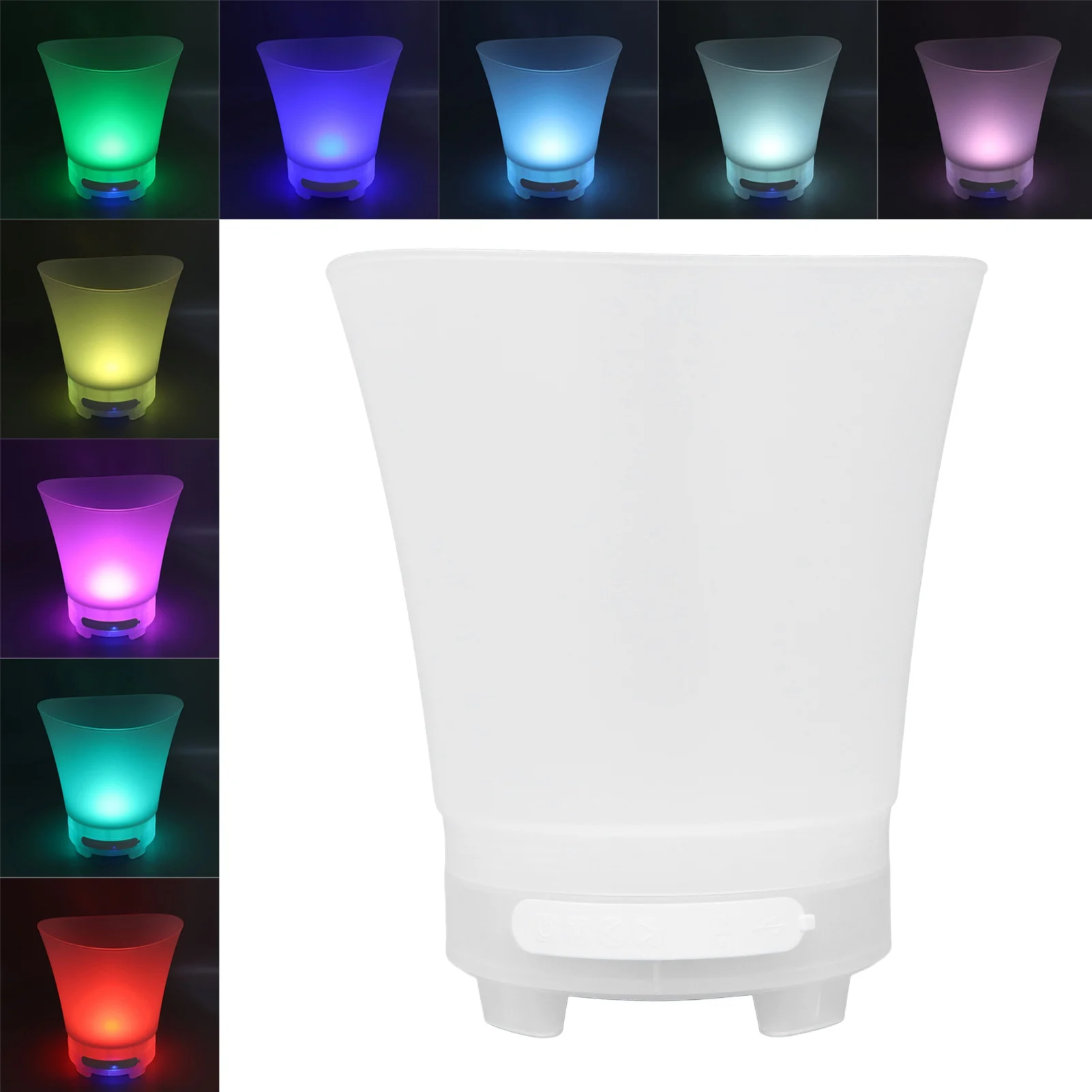 Ice Bucket LED Ice Bucket LED 7L Large Capacity 4 Light Modes Colorful Wine Beer with Bluetooth Speaker