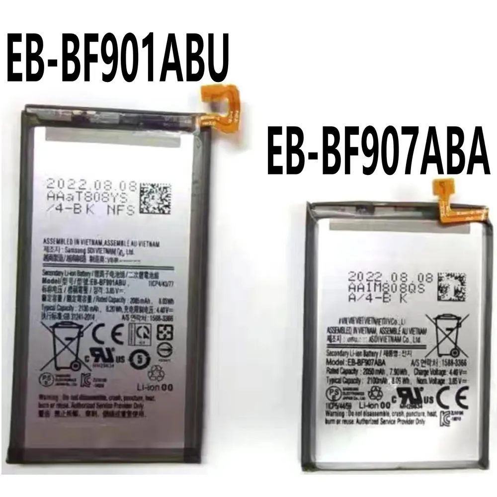 

A Pair New EB-BF901ABU EB-BF907ABA Battery For Samsung Galaxy Fold SM-F907 EB-BSM-F907ABA GH82- 21209A W2020 Mobile Phone