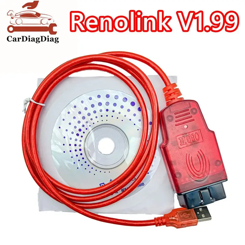 Car OBD 2 Diagnostic Interface Renolink V1.99 For Renault ECU Programmer Tool
