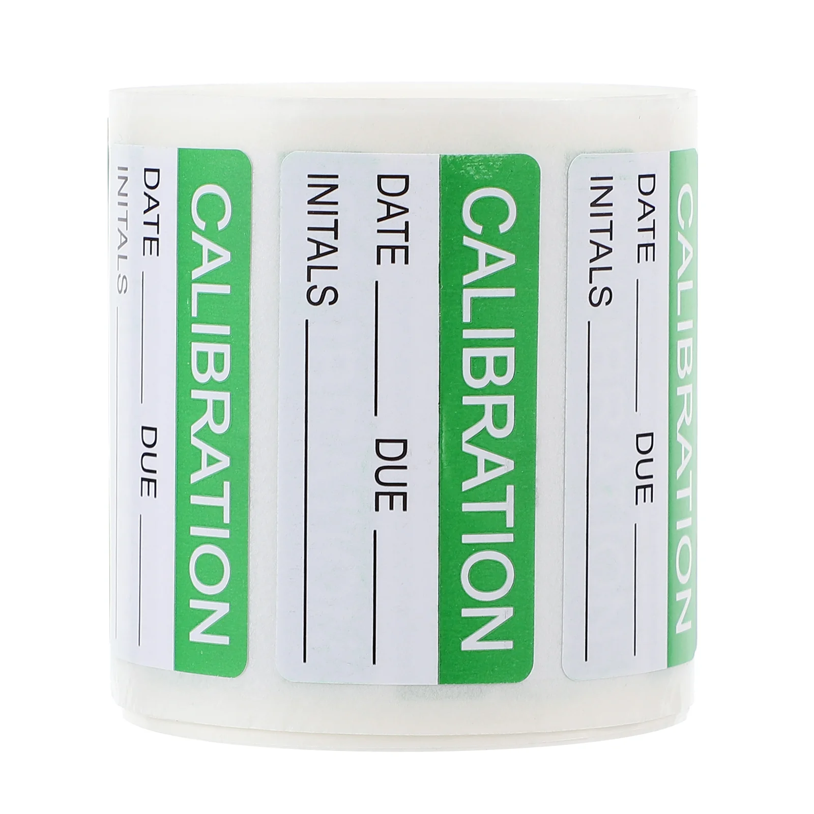

Self- Laminating Calibration Labels- Write- On Adhesive Calibration Stickers, 300 Labels on a Roll