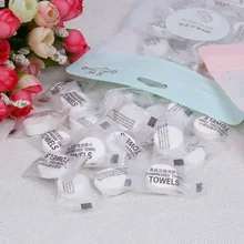 20/50pcs Disposable Towel Compressed Portable Travel Non-woven Face Towel Water Wet Wipe Outdoor Moistened Tissues Candy Towels
