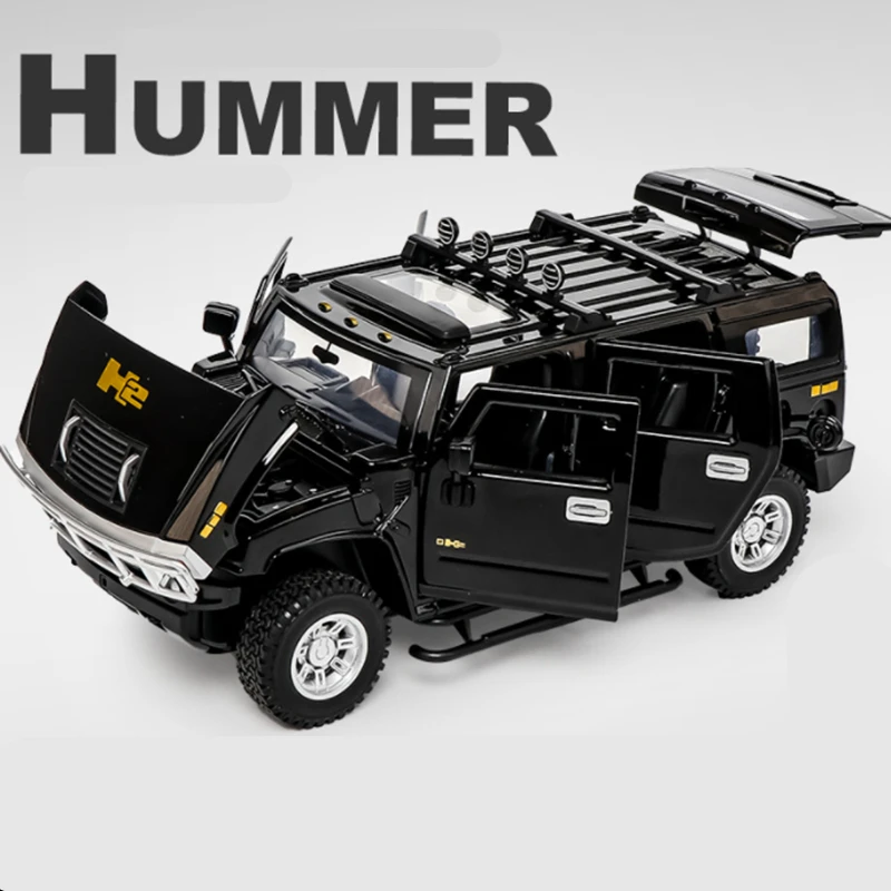 1/24 HUMMER H2 Alloy Car Model Diecasts & Toy Metal Off-road