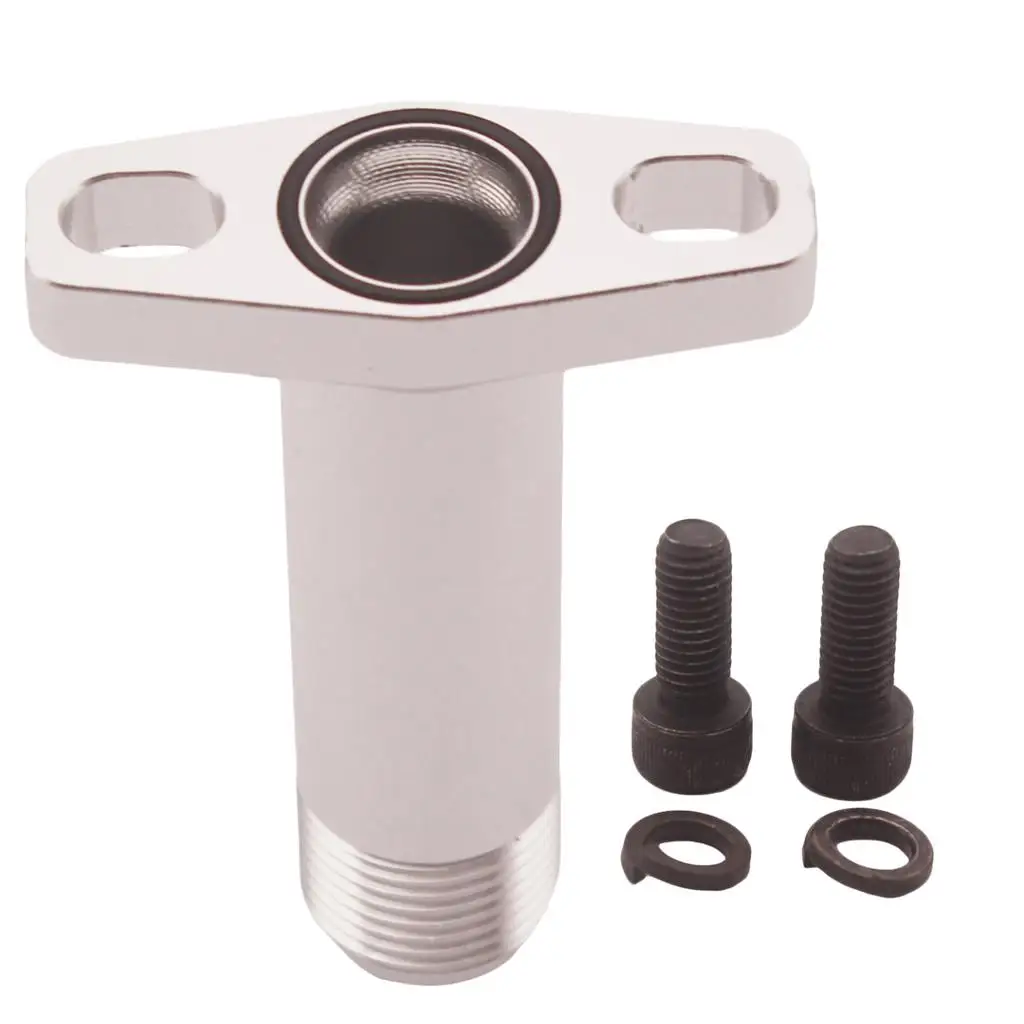 Billet Alumimum Turbo Oil Return Drain Flange -10 AN For GT28GT30 GT35