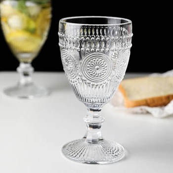 Embossed Cocktail Goblet Glass 1