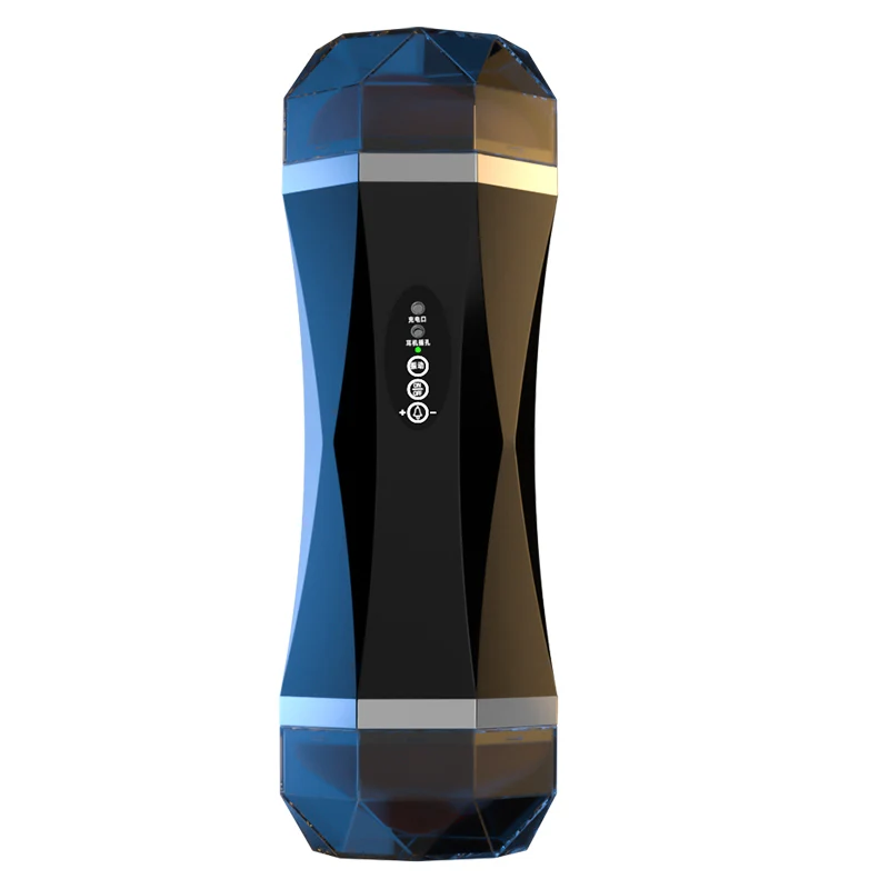 Double Head Masturbation Cup For Men With Suction And Voice_voghion.com