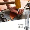 103pcs Stainless Steel Snap Fastener Kit 15mm Snap Button Press Stud Cap with Tools for Marine Boat Canvas Bag Leather DIY Craft 3