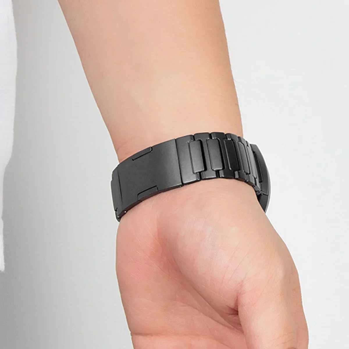 22 مللي متر وصلة سريعة الإصدار حزام معدني لساعة هو...