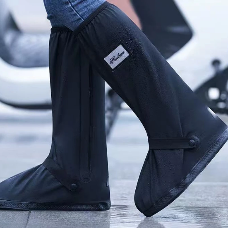 Rainproof Anti Slip Thickened Wear-resistant Outdoor Sand Resistant High Cylinder Riding Shoe Covers
