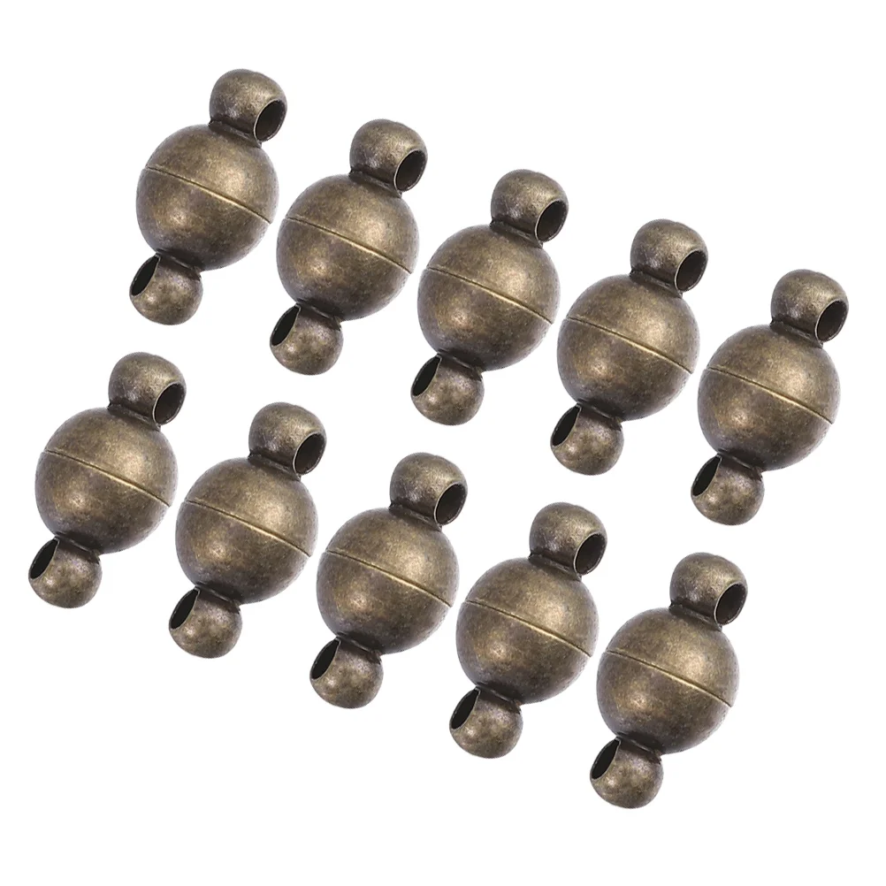 

10 шт., круглые магнитные застежки для ювелирных изделий, 10 мм