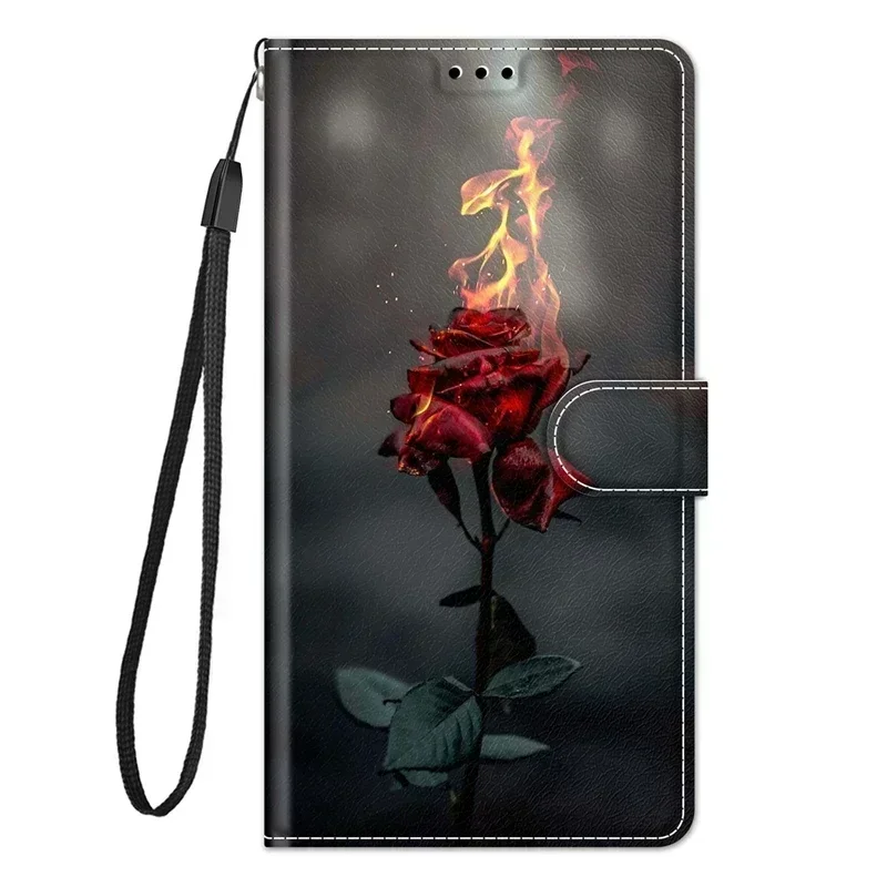 Magnetic Flip Leather Wallet Phone Case with Book Cover