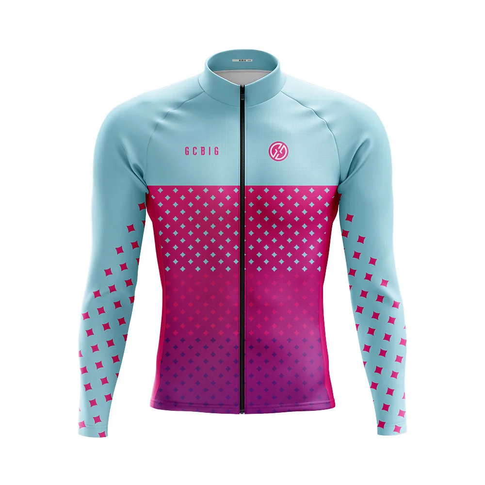 Thermal Fleece Cycling Jacket, Long Sleeve, Warm Clothes, Outdoor Jacket, MTB Bicycle Uniform, Winter